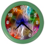 Fractal Fantasy Wall Clock (Color)