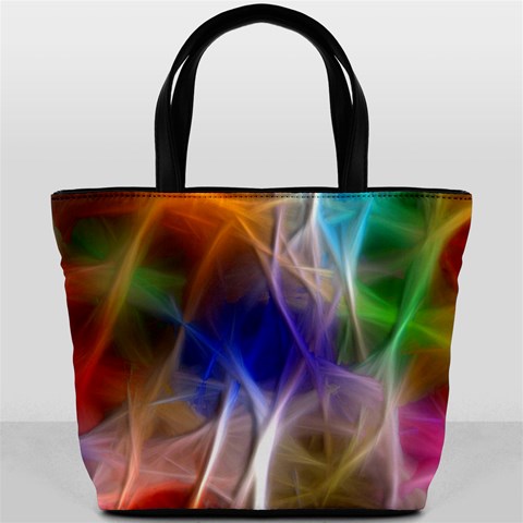 Fractal Fantasy Bucket Handbag from ArtsNow.com Front