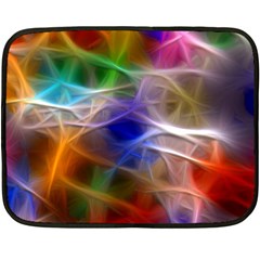 Fractal Fantasy Mini Fleece Blanket (Two Sided) from ArtsNow.com 35 x27  Blanket Front