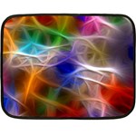 Fractal Fantasy Mini Fleece Blanket (Two Sided)