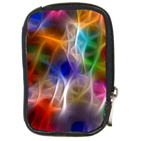 Fractal Fantasy Compact Camera Leather Case from ArtsNow.com Front