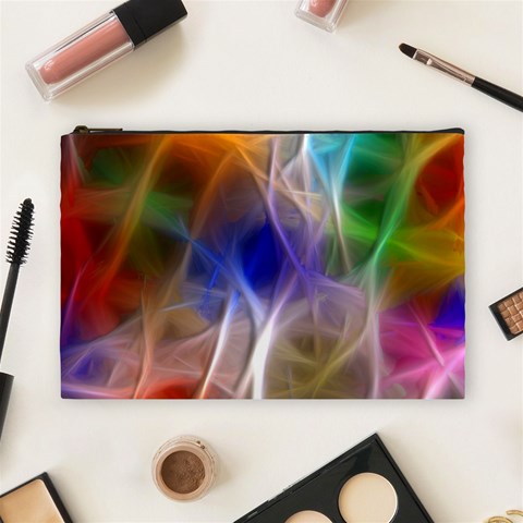 Fractal Fantasy Cosmetic Bag (Large) from ArtsNow.com Front