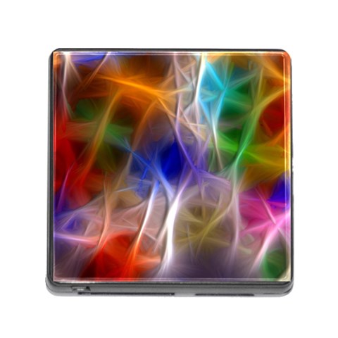 Fractal Fantasy Memory Card Reader with Storage (Square) from ArtsNow.com Front