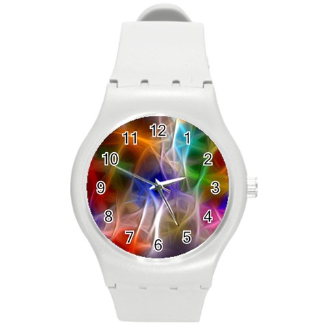 Fractal Fantasy Plastic Sport Watch (Medium) from ArtsNow.com Front