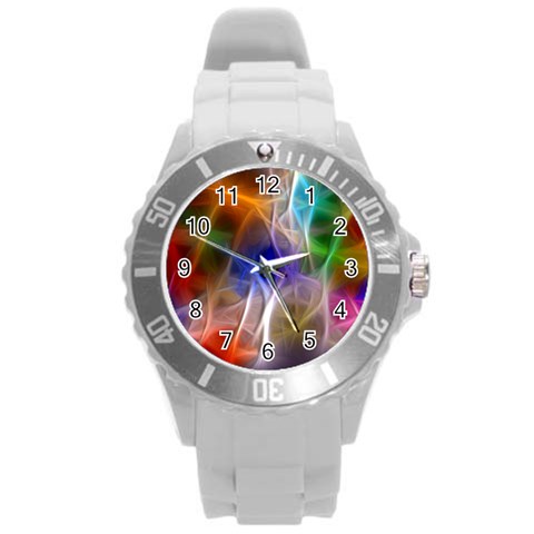 Fractal Fantasy Plastic Sport Watch (Large) from ArtsNow.com Front