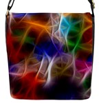 Fractal Fantasy Flap Closure Messenger Bag (Small)