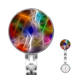 Fractal Fantasy Stainless Steel Nurses Watch