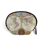 1794 World Map Mini Zipper Pouch