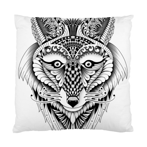 Ornate Foxy Wolf Cushion Case (Two Sided)  from ArtsNow.com Front