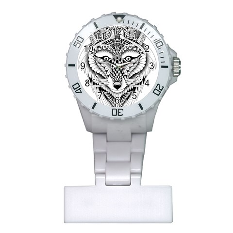 Ornate Foxy Wolf Nurses Watch from ArtsNow.com Front