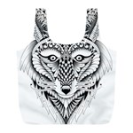 Ornate Foxy Wolf Reusable Bag (L)