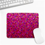 Polka Dot Sparkley Jewels 1 Small Mouse Pad (Rectangle)