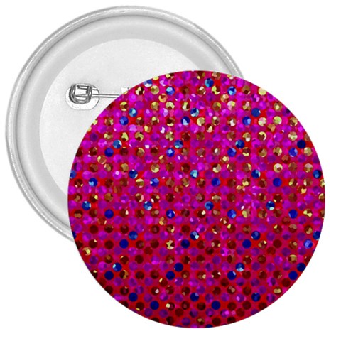 Polka Dot Sparkley Jewels 1 3  Button from ArtsNow.com Front