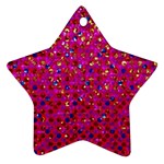 Polka Dot Sparkley Jewels 1 Star Ornament