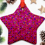 Polka Dot Sparkley Jewels 1 Star Ornament