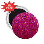 Polka Dot Sparkley Jewels 1 2.25  Button Magnet (10 pack)