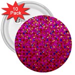 Polka Dot Sparkley Jewels 1 3  Button (10 pack)