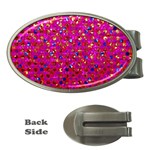 Polka Dot Sparkley Jewels 1 Money Clip (Oval)