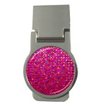 Polka Dot Sparkley Jewels 1 Money Clip (Round)