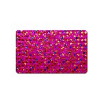 Polka Dot Sparkley Jewels 1 Magnet (Name Card)