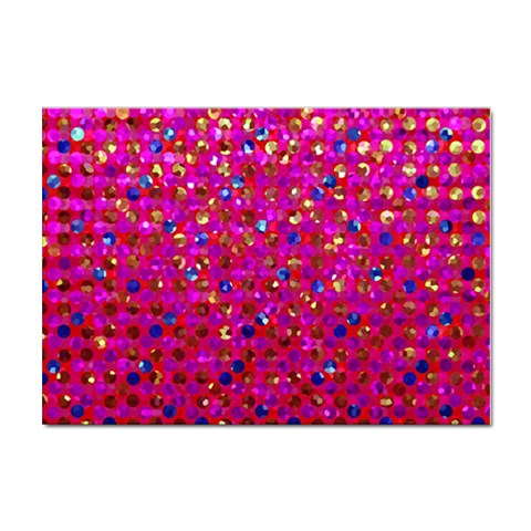 Polka Dot Sparkley Jewels 1 A4 Sticker 10 Pack from ArtsNow.com Front