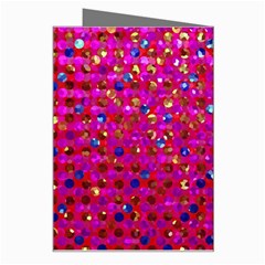 Polka Dot Sparkley Jewels 1 Greeting Card from ArtsNow.com Right