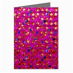 Polka Dot Sparkley Jewels 1 Greeting Card (8 Pack)