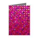 Polka Dot Sparkley Jewels 1 Mini Greeting Card