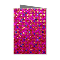 Polka Dot Sparkley Jewels 1 Mini Greeting Card (8 Pack) from ArtsNow.com Left