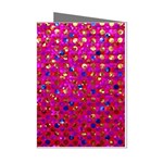 Polka Dot Sparkley Jewels 1 Mini Greeting Card (8 Pack)