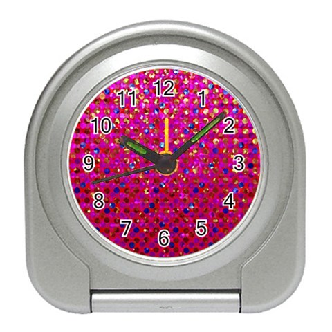 Polka Dot Sparkley Jewels 1 Desk Alarm Clock from ArtsNow.com Front
