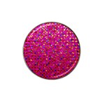 Polka Dot Sparkley Jewels 1 Golf Ball Marker (for Hat Clip)