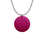 Polka Dot Sparkley Jewels 1 Button Necklace