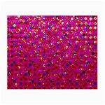 Polka Dot Sparkley Jewels 1 Glasses Cloth (Small, Two Sided)