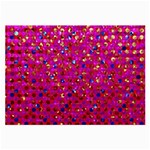 Polka Dot Sparkley Jewels 1 Glasses Cloth (Large)