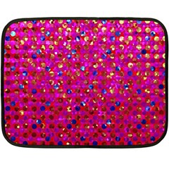 Polka Dot Sparkley Jewels 1 Mini Fleece Blanket (Two Sided) from ArtsNow.com 35 x27  Blanket Front