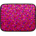 Polka Dot Sparkley Jewels 1 Mini Fleece Blanket (Two Sided)