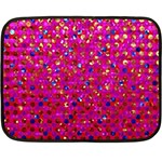 Polka Dot Sparkley Jewels 1 Mini Fleece Blanket (Two Sided)