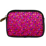 Polka Dot Sparkley Jewels 1 Digital Camera Leather Case