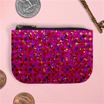 Polka Dot Sparkley Jewels 1 Coin Change Purse