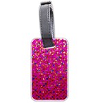 Polka Dot Sparkley Jewels 1 Luggage Tag (Two Sides)