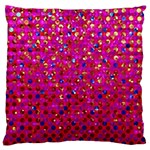 Polka Dot Sparkley Jewels 1 Large Cushion Case (Single Sided) 