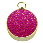 Polka Dot Sparkley Jewels 1 Gold Compass