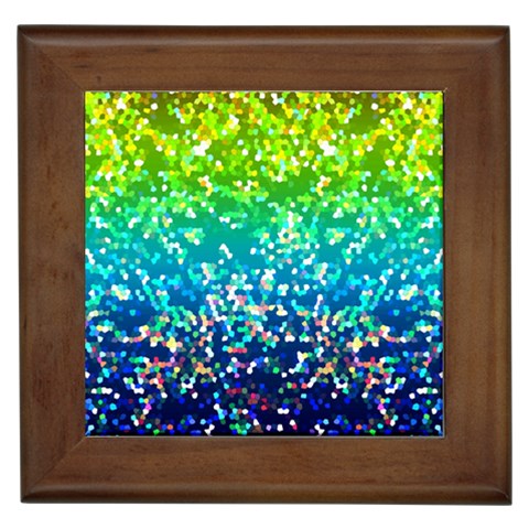 Glitter 4 Framed Ceramic Tile from ArtsNow.com Front