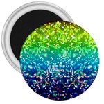 Glitter 4 3  Button Magnet