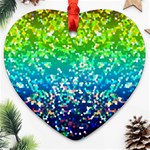 Glitter 4 Heart Ornament