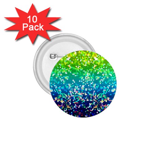 Glitter 4 1.75  Button (10 pack) from ArtsNow.com Front