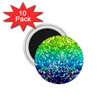 Glitter 4 1.75  Button Magnet (10 pack)