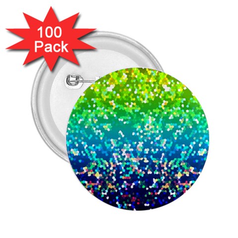 Glitter 4 2.25  Button (100 pack) from ArtsNow.com Front