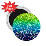 Glitter 4 2.25  Button Magnet (100 pack)